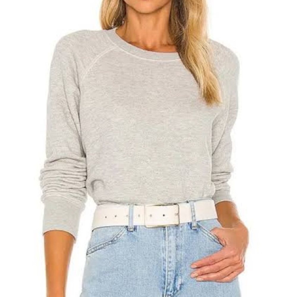 Hanes Re/Done Heather Gray Sweatshirt